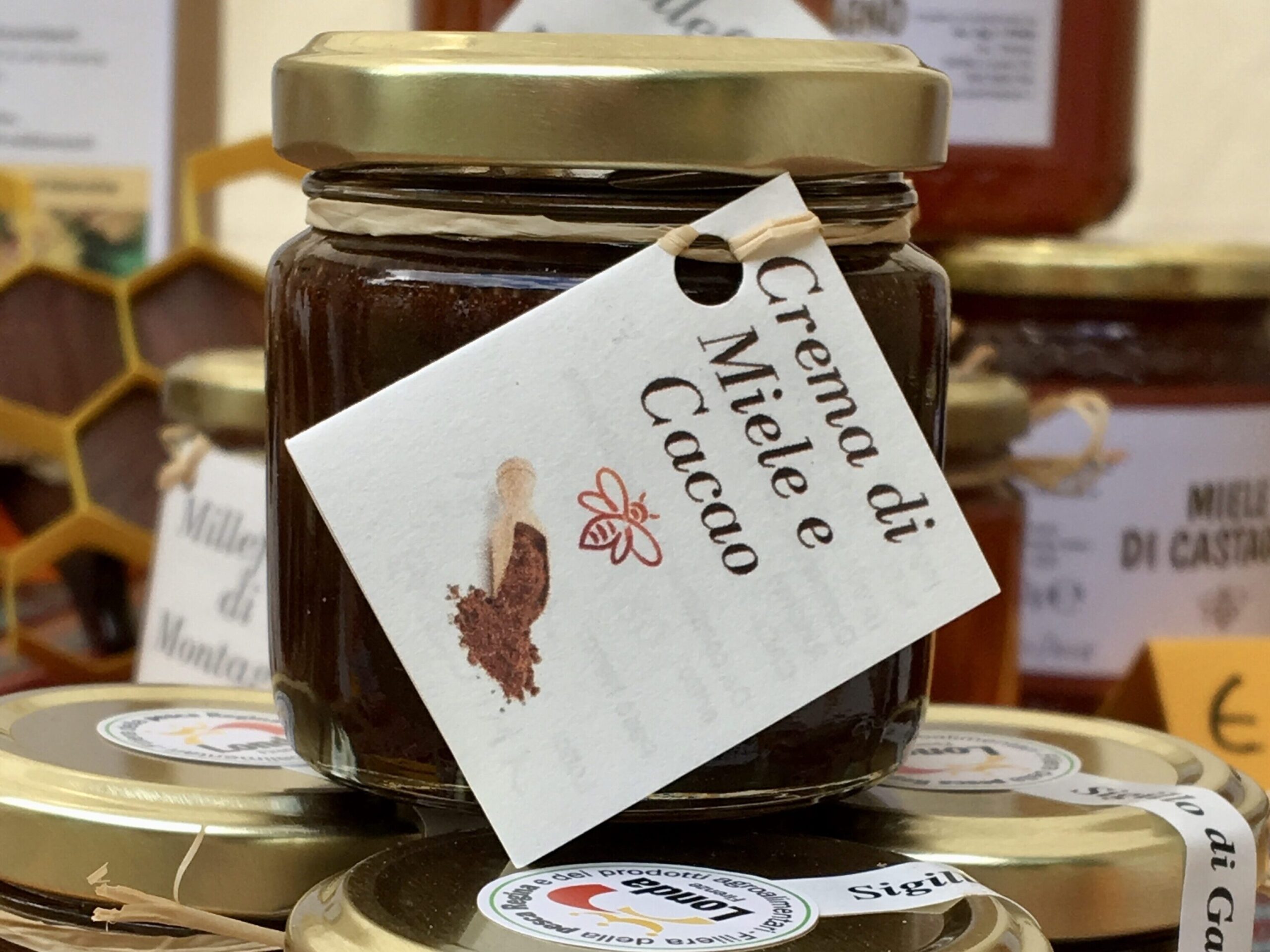 Crema di miele e cacao