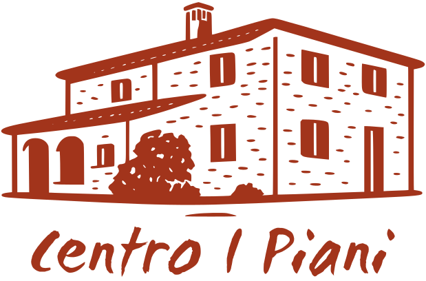 Logo I Piani trasparente con scritta